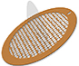 EMR Kohlefilm auf Kupfer 200 mesh F1 Such-Gitter